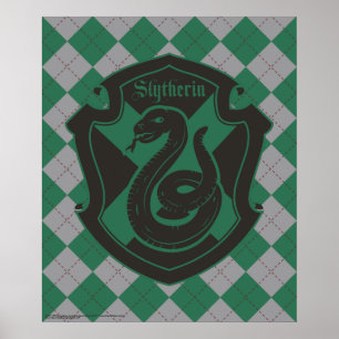 Harry Potter   Slytherin House Pride Crest Poster