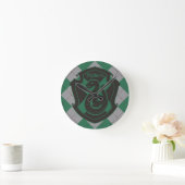 Harry Potter | Slytherin House Pride Crest Ronde Klok (Huis)