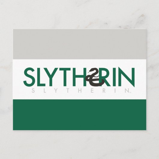Harry Potter | Slytherin House Pride Logo Briefkaart (Voorkant)
