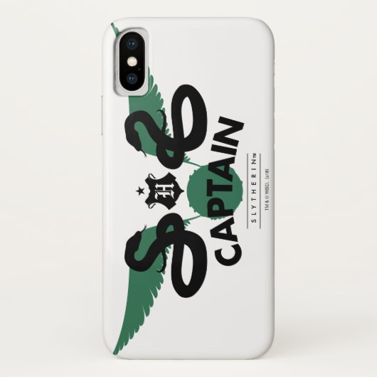Harry Potter | SLYTHERIN™ House Quidditch Kapitein Case-Mate iPhone Case (Achterkant)