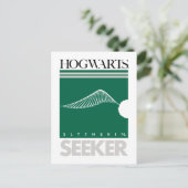 Harry Potter | SLYTHERIN™ House Quidditch Seeker Briefkaart (Staand voorkant)