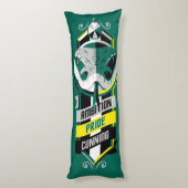 Harry Potter | SLYTHERIN™ House Traits Sigil Lichaamskussen (Achterkant (Verticaal))