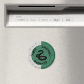 Harry Potter | SLYTHERIN™ Huis Eigenschappen Grafi Magneet (Insitu (Vaatwasser))