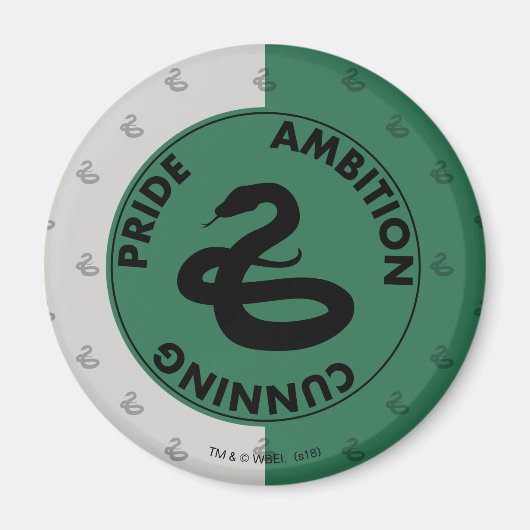 Harry Potter | SLYTHERIN™ Huis Eigenschappen Grafi Magneet (Voorkant)