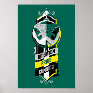 Harry Potter SLYTHERIN™ Huis Eigenschappen Zegel Poster
