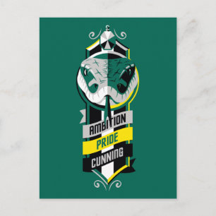 Harry Potter   SLYTHERIN™ Huis Kenmerken Sigil Briefkaart