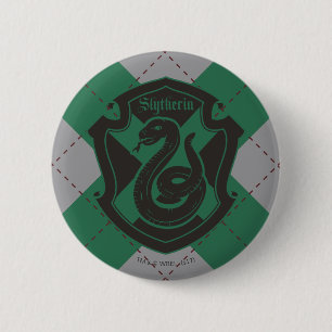 Harry Potter Slytherin Huis Wapen Ronde Button 5,7 Cm