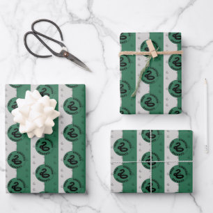 Harry Potter   SLYTHERIN™ Huiseigenschappen Grafie Inpakpapier Vel