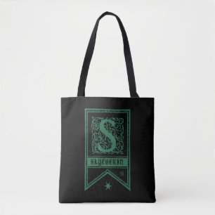 Harry Potter Slytherin Monogram Banner Tote Bag