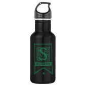 Harry Potter | Slytherin Monogram Banner Waterfles (Voorkant)