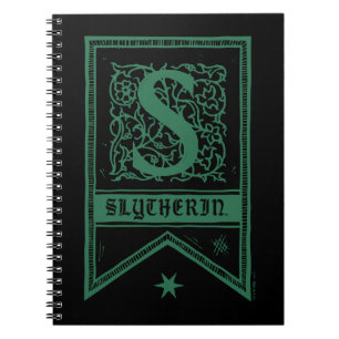 Harry Potter Slytherin Monogram Vlag Notitieboek