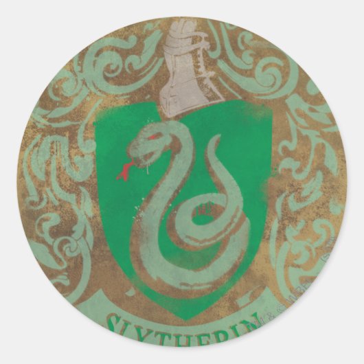 Harry Potter |  Slytherin Ronde Sticker (Voorkant)