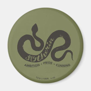 Harry Potter SLYTHERIN™ Silhouet Typography Magneet