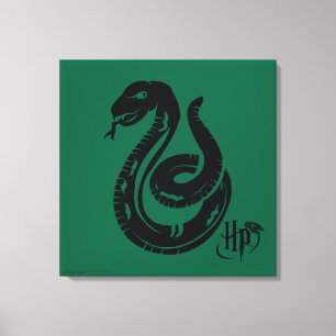 Harry Potter Slytherin Slang-pictogram Canvas Afdruk