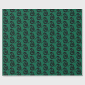 Harry Potter | Slytherin Snake Icon Cadeaupapier (Vlak)