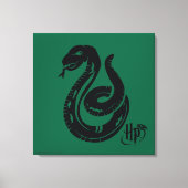 Harry Potter | Slytherin Snake Icon Canvas Afdruk (Voorkant)