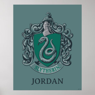 Harry Potter Slytherin Wapen Groen Poster