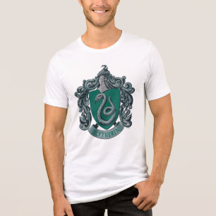 Harry Potter   Slytherin Wapen Groen Tri-Blend Shirt
