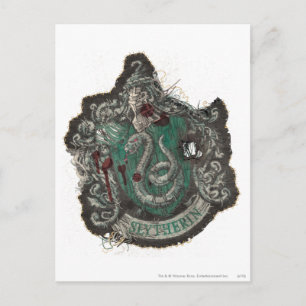 Harry Potter   Slytherin Wapen - Vintage Briefkaart