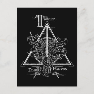 Harry Potter Spel  DEATHEMAAL HALLOWS Graphic Briefkaart