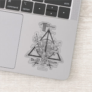 Harry Potter Spel  DEATHEMAAL HALLOWS Graphic Sticker