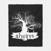Harry Potter Spell | Altijd citeren Silhouette Fleece Deken (Voorkant)