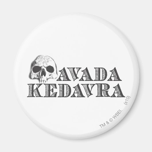 Harry Potter Spell | Avada Kedavra Magneet (Voorkant)