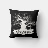 Harry Potter Spell | citeert altijd Silhouet Kussen (Voorkant)