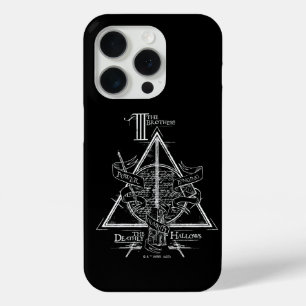 Harry Potter Spell   DEATHLY HALLOWS Graphic iPhone 15 Pro Case