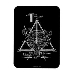 Harry Potter Spell DEATHLY HALLOWS Graphic Magneet
