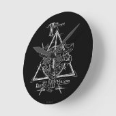 Harry Potter Spell | DEATHLY HALLOWS Graphic Ronde Klok (Hoek)