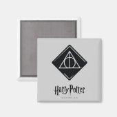Harry Potter Spell | Deathly Hallows Icon Magneet (Voorkant / Achterkant)