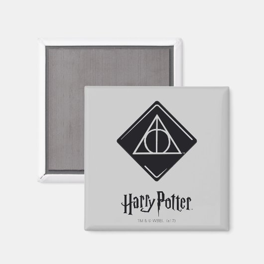 Harry Potter Spell | Deathly Hallows Icon Magneet (Voorkant / Achterkant)