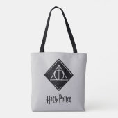 Harry Potter Spell | Deathly Hallows Icon Tote Bag (Achterkant)