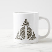 Harry Potter Spell | DEATHLY HALLOWS Typography Gr Extra Grote Beker (Rechts)