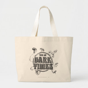 Harry Potter Spell Donkere tijden Grote Tote Bag