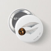Harry Potter Spell | Golden Snitch Ronde Button 5,7 Cm (Voorkant /achterkant)