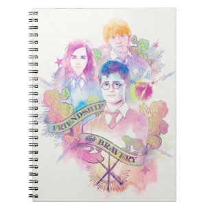 Harry Potter Spell Harry, Hermione en Ron Waterc Notitieboek