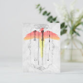 Harry Potter Spell | Harry's Wand Infographic Briefkaart (Staand voorkant)