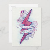 Harry Potter Spell | Liefde verliest zijn eigen me Briefkaart (Voorkant / Achterkant)