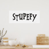 Harry Potter Spell | Stupefy Stunning Spell Poster (Keuken)