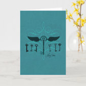 Harry Potter Spell | Vliegsleutels Kaart (Gele Bloem)