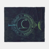 Harry Potter Spell | Wingardium Leviosa Grafisch Fleece Deken (Voorkant (Horizontaal))