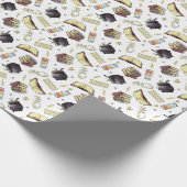 HARRY POTTER™ Spells & Books Pattern Cadeaupapier (Hoek)