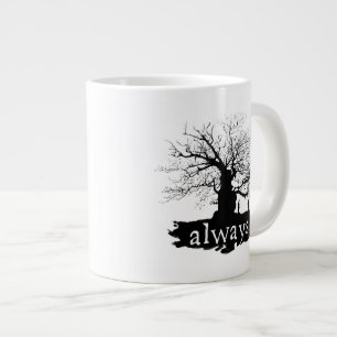 Harry Potter spreuk   Always Quote Silhouette Jumbo Mok