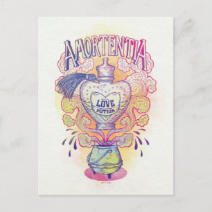 Harry Potter spreuk Amortentia Liefdesdrank Fles Briefkaart