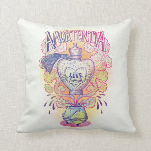 Harry Potter spreuk   Amortentia Liefdesdrankfles Kussen