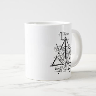 Harry Potter Spreuk   DEATHLY HALLOWS Grafisch Extra Grote Beker