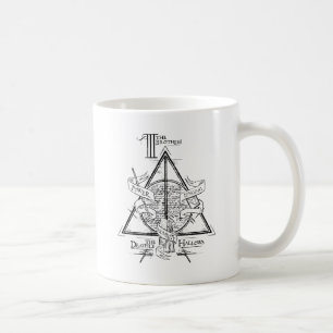 Harry Potter spreuk   DEATHLY HALLOWS Grafisch Koffiemok