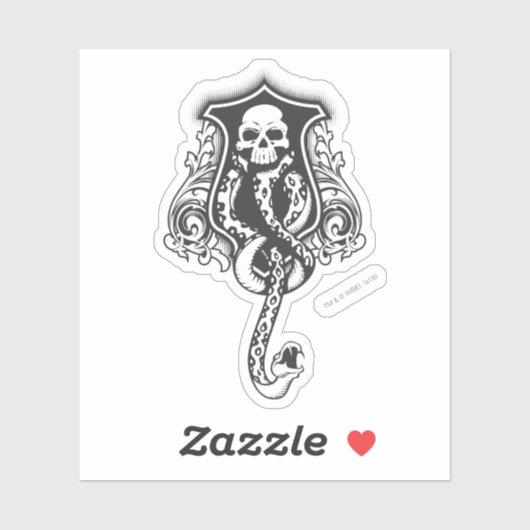 Harry Potter spreuk | Duistere Teken Sticker (Vel)